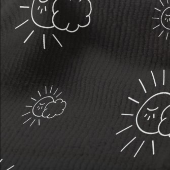 Simple Lines Of Sun And Clouds Terry