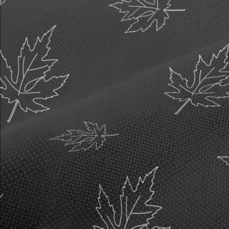 Maple Leaf With Simple Lines Performance Linen