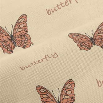 Detailed Realistic Butterfly Performance Linen