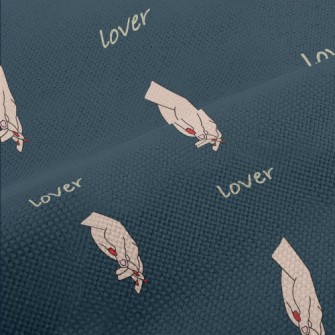 Loving Hand In Hand Pattern Performance Linen