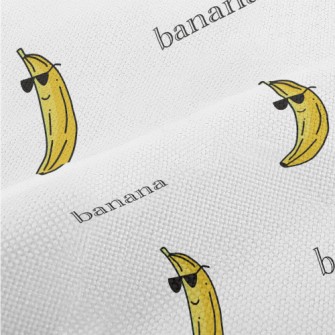 Banana Wearing Sunglasses Performance Linen