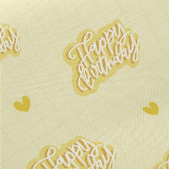 Happy Birthday In English Twill