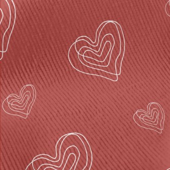 Twisted Lines Love Standard Corduroy