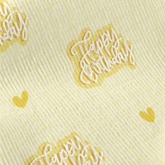 Happy Birthday In English Standard Corduroy