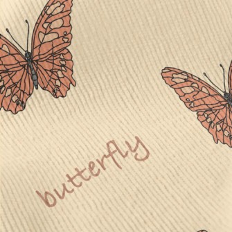 Detailed Realistic Butterfly Standard Corduroy