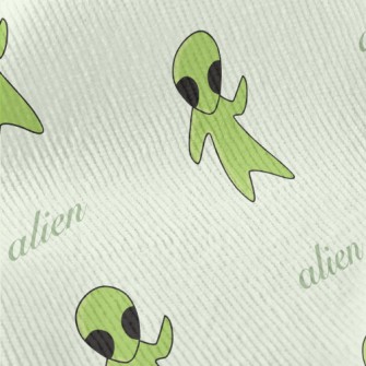 Color Block Simple Alien Standard Corduroy