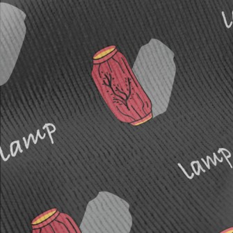 Chinese Style Red Lantern Standard Corduroy