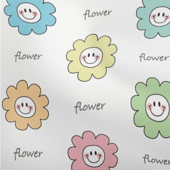 Colorful Smiling Flowers Dobby