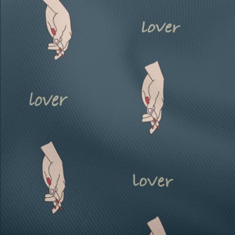 Loving Hand In Hand Pattern Dobby