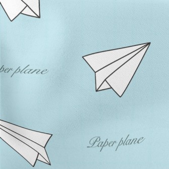 White Paper Airplane Stretch Ponte