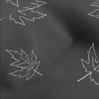 Maple Leaf With Simple Lines Micro Fleece