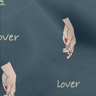 Loving Hand In Hand Pattern Micro Fleece