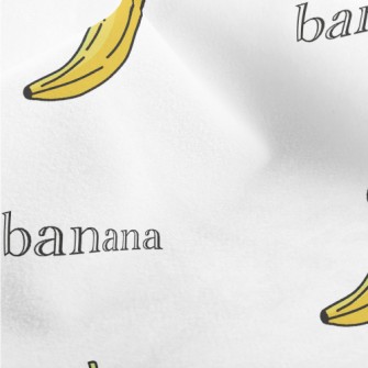 Banana Wearing Sunglasses Micro Fleece