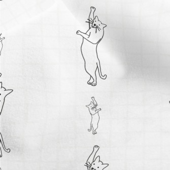 Standing Dancing Cat Micro Fleece
