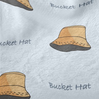 Plain Style Bucket Hat Minky