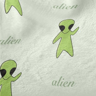 Color Block Simple Alien Minky