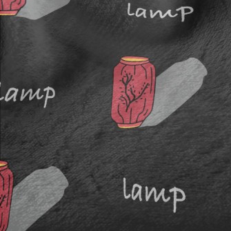 Chinese Style Red Lantern Minky