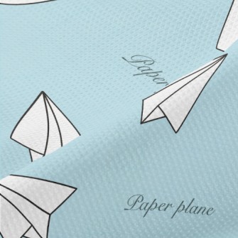 White Paper Airplane Piqué