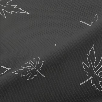 Maple Leaf With Simple Lines Piqué