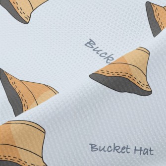 Plain Style Bucket Hat Piqué