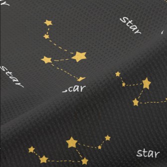 Shining Simple Stars Piqué