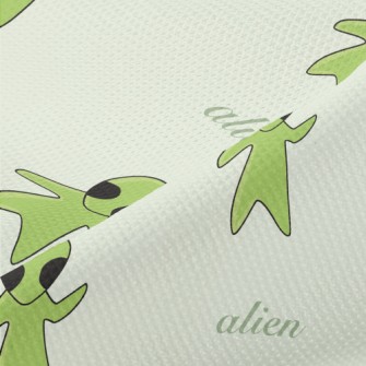 Color Block Simple Alien Piqué