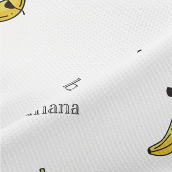 Banana Wearing Sunglasses Piqué