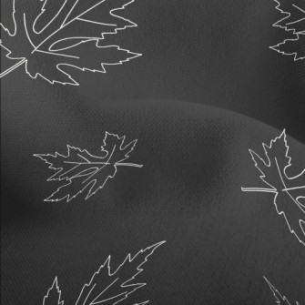 Maple Leaf With Simple Lines Lightweight Performance Linen