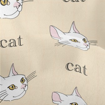 Realistic And Simple Cat Lightweight Performance Linen
