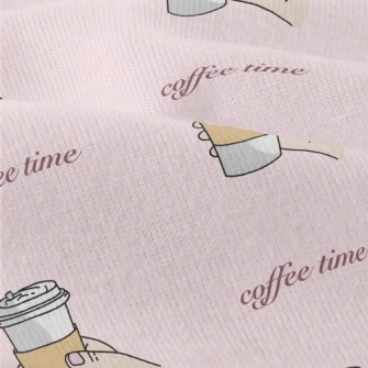 Hands Holding Aromatic Coffee Modern Jersey