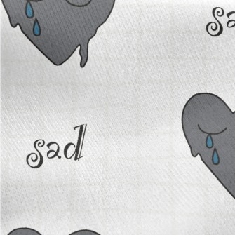 Melting Sad Love Jersey Backed Fleece