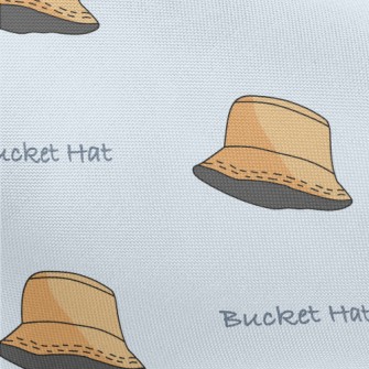 Plain Style Bucket Hat Pongee