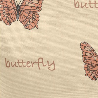 Detailed Realistic Butterfly Pongee