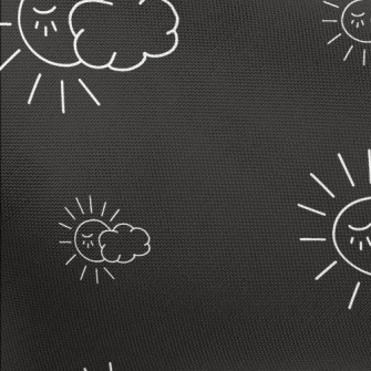 Simple Lines Of Sun And Clouds Pongee