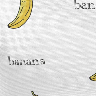 Banana Wearing Sunglasses Pongee