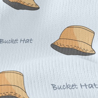 Plain Style Bucket Hat Stretch Jersey
