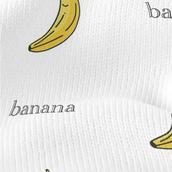 Banana Wearing Sunglasses Stretch Jersey