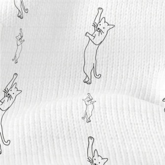 Standing Dancing Cat Stretch Jersey