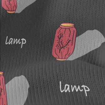Chinese Style Red Lantern Stretch Jersey
