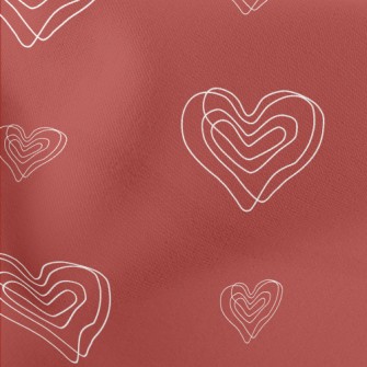 Twisted Lines Love Lightweight Cotton Poplin