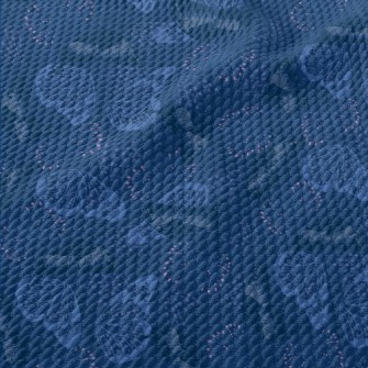Blue Tears Butterfly Birdseye Piqué