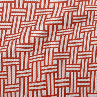 Rectangular Weave Birdseye Piqué