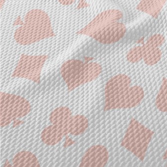 Playing Card Suit Birdseye Piqué