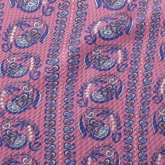 Floral Vortex Birdseye Piqué