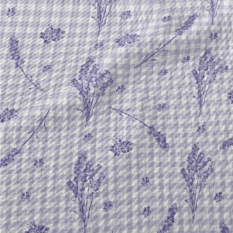 Classic Plaid Lavender Birdseye Piqué