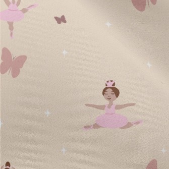 Spinning Jumping Ballet Girl Chiffon