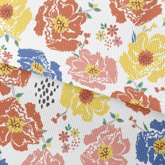 Art Graffiti Flowers Waterproof Oxford