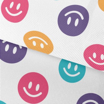 Colorful Upside Down Smiley Fa Waterproof Oxford
