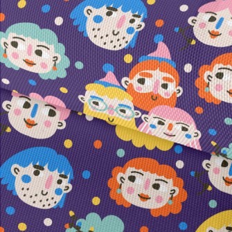 Gorgeous Cartoon Big Head Waterproof Oxford