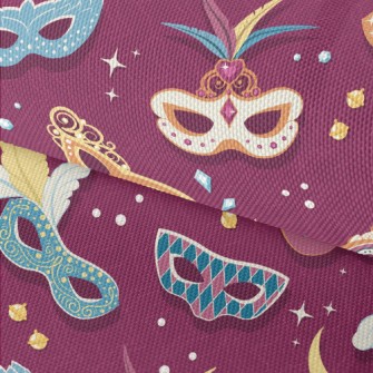 Ornately Decorated Mask Waterproof Oxford